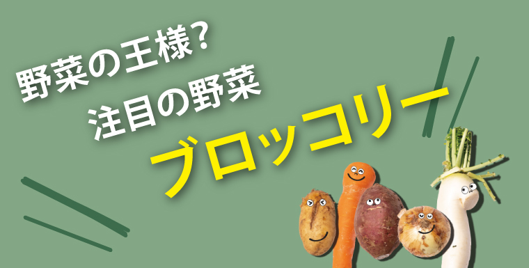 野菜の王様？注目の野菜 ブロッコリー