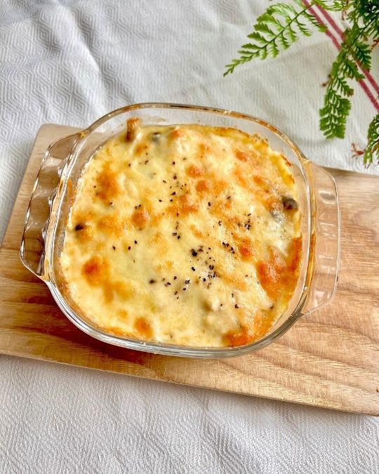 豆腐きのこグラタン