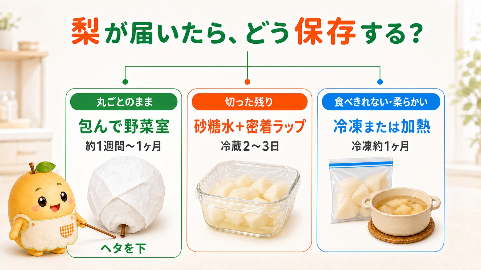 梨 の 保存